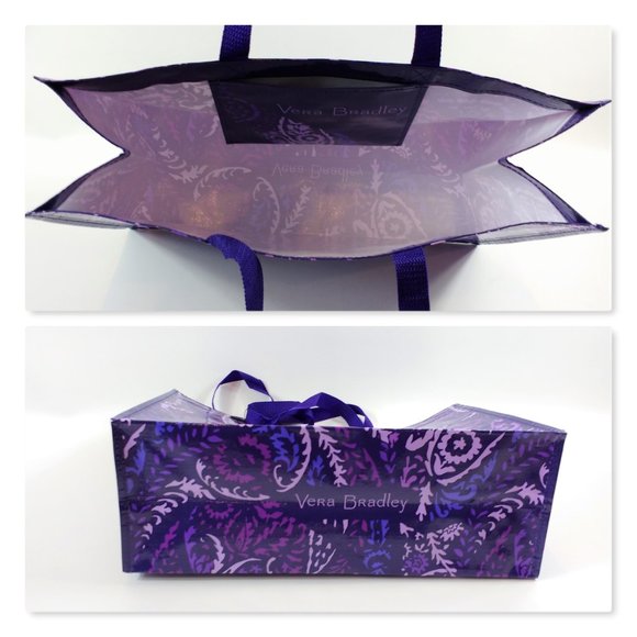 Vera Bradley Beach Towel & Tote Amethyst Paisley - Picture 7 of 8